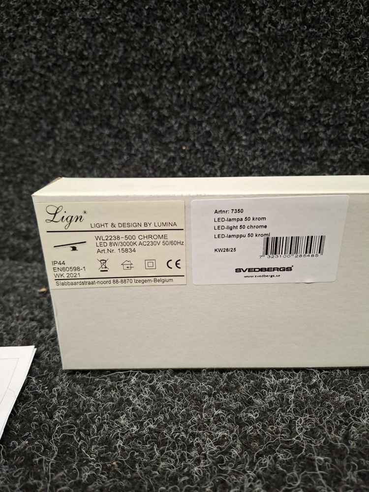 1590760-2 LED lamp Svedbergs 50 Chrome