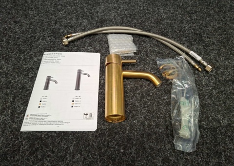 Sink mixer Svedbergs Skule Brushed brass