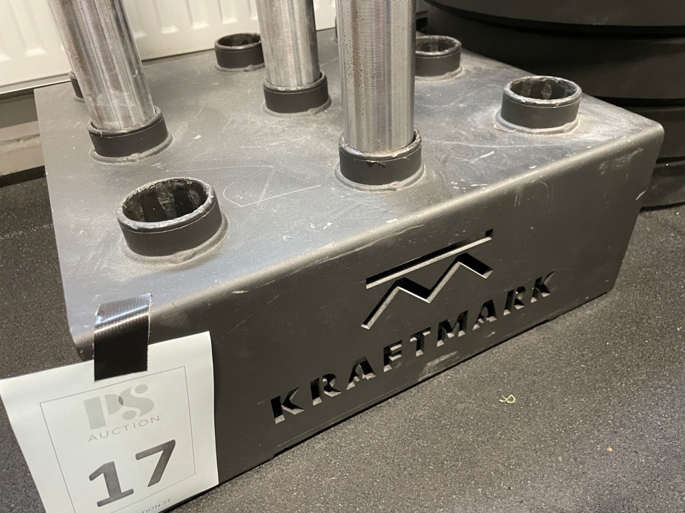 1590217-2 Barbell rack for 9 bars