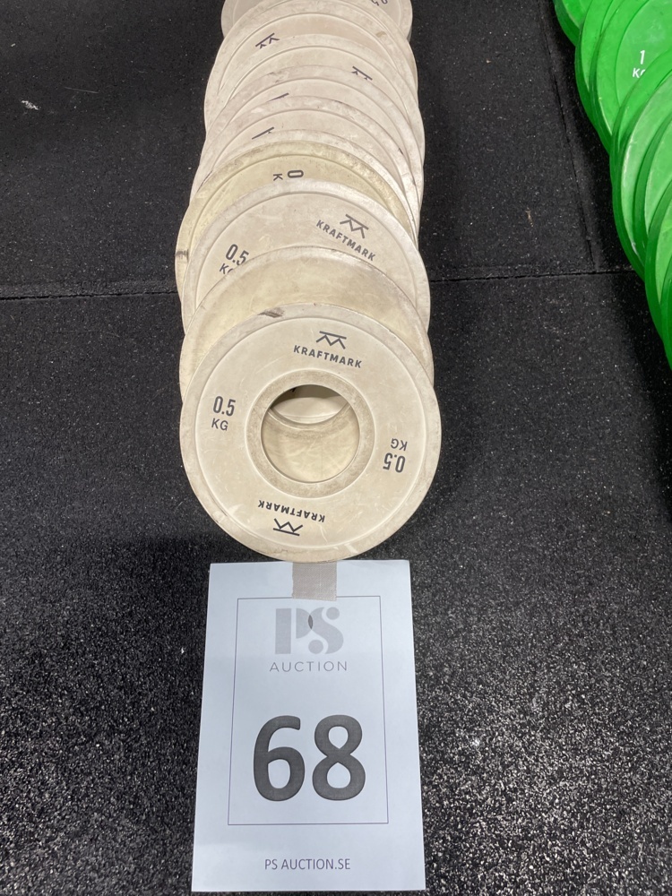 1590268-1 Change Plate 0.5 Kg, 12 pcs - Kraftmark