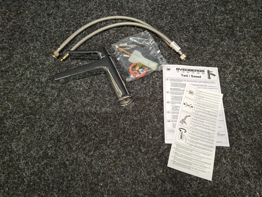 1591301-2 Sink mixer Svedbergs Twit, Chrome