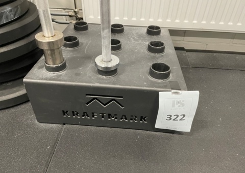 Barbell rack for 9 bars