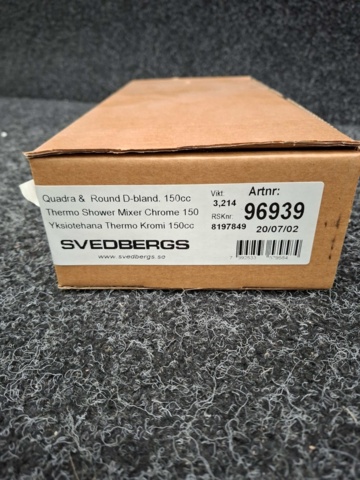 1590852-9 Duschblandare Svedbergs Quadra krom med 150cc