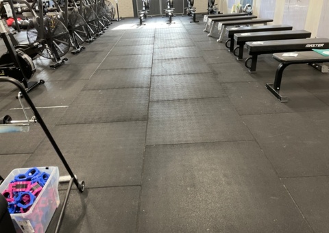 Stockz Fitness Tile floor tiles approx. 250 m2