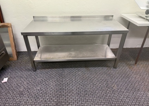 Grill bench with lower shelf, approx. 140x60x65 cm