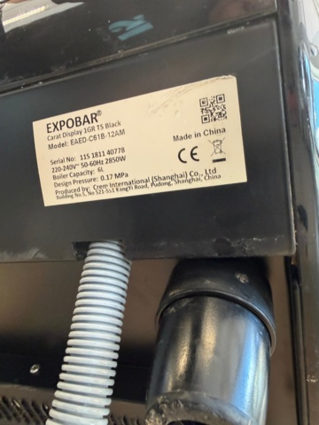 1141802-8 Espressomaskin Expobar Carat