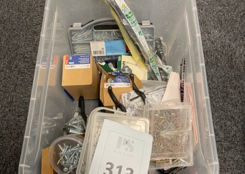 Box with miscellaneous items