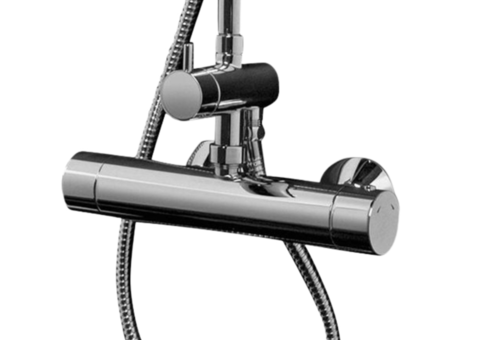 Shower mixer Svedbergs Quadra chrome with 150cc