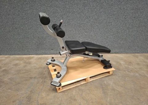 Adjustable exercise bench