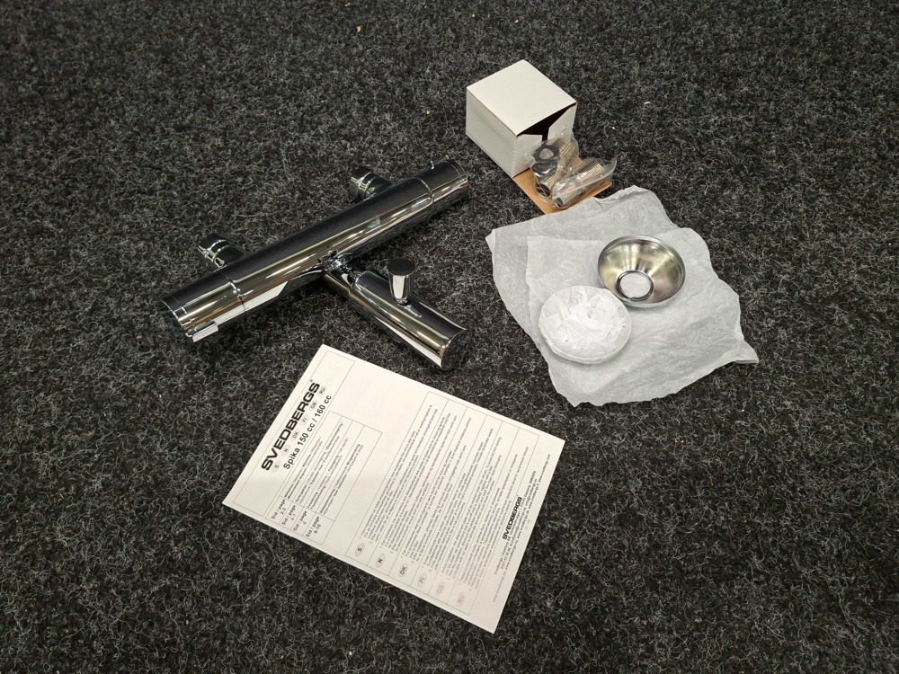1590941-2 Bathtub mixer Svedbergs Spika 150CC, Chrome