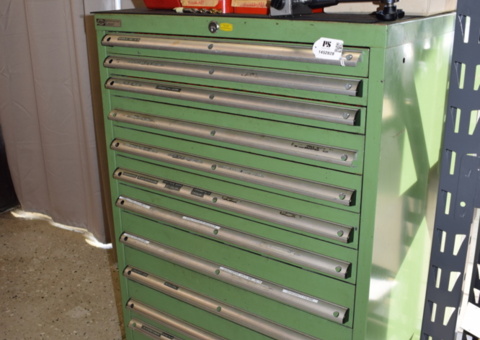 List cabinets with drill etc.
