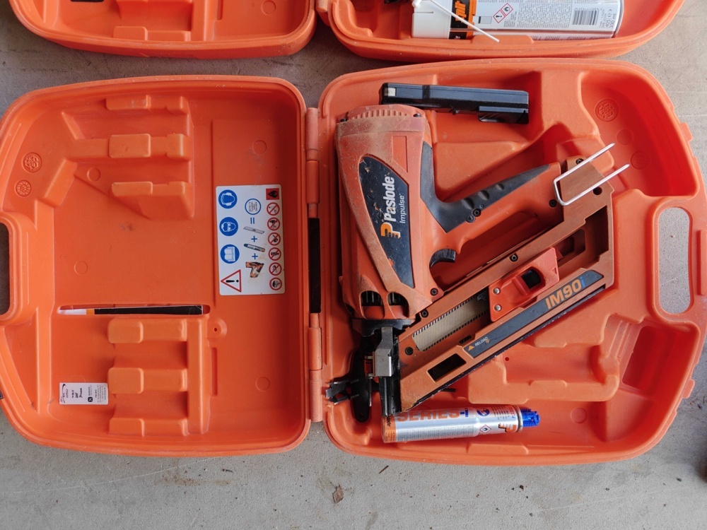 1484587-2 Three Paslode nail guns