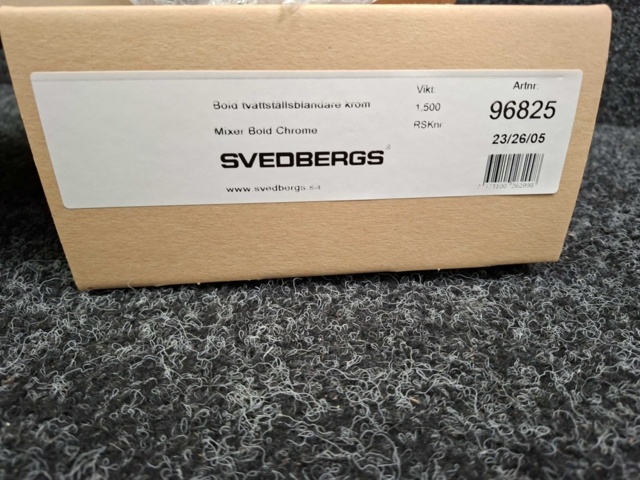 1590931-8 Tvättställsblandare Svedbergs Bold Krom