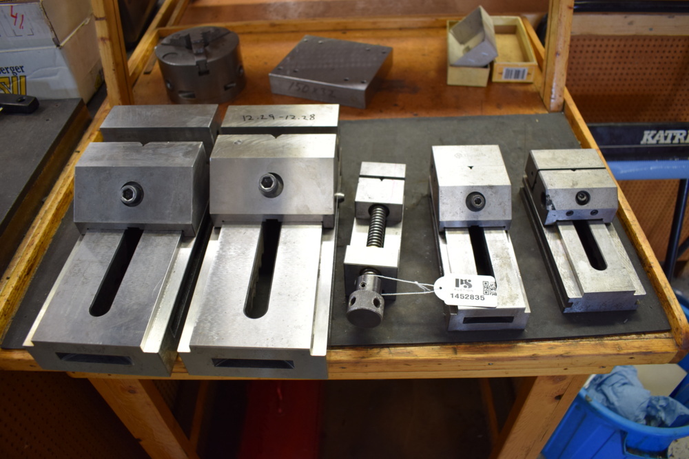 1452835-1 Machine vices, 5 pcs.