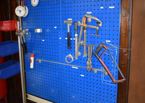Toolbox with various tools