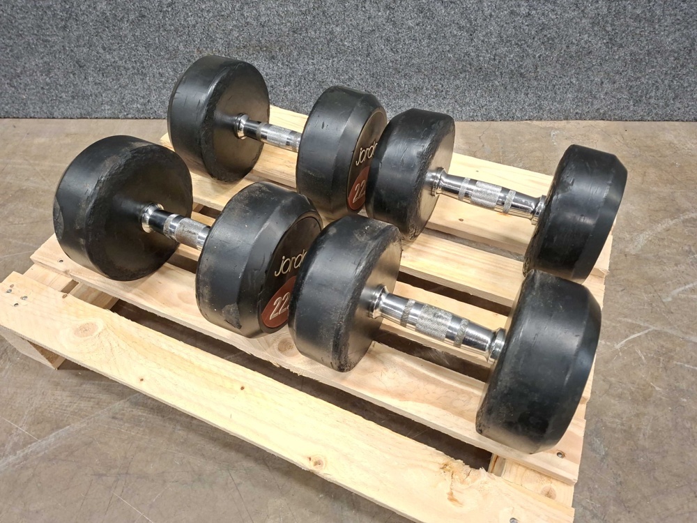 1591522-2 Dumbbells, Jordan 20 & 22.5kg