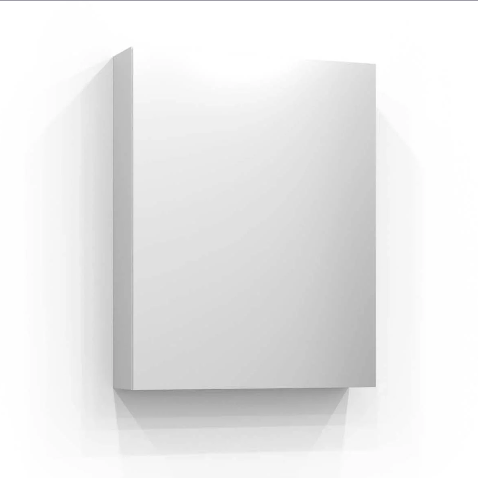 1590881-1 Mirror cabinet Svedbergs Dalby 1-Spg 55 White