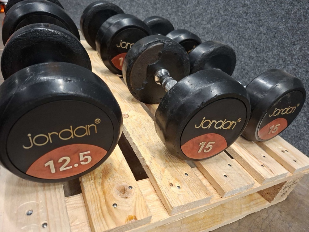 1591523-2 Dumbbells, Jordan 12, 15 & 17.5 kg