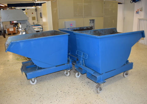 Dump container / Chip bin 3 pcs