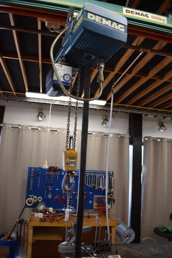 1452846-2 DEMAC 500 kg overhead crane