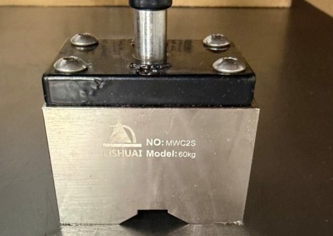1 pc Welding magnet On/Off – 60 kg – 5 magnetic surfaces - Free shipping
