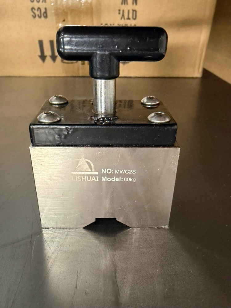 1591475-1 1 pc Welding magnet On/Off – 60 kg – 5 magnetic surfaces - Free shipping