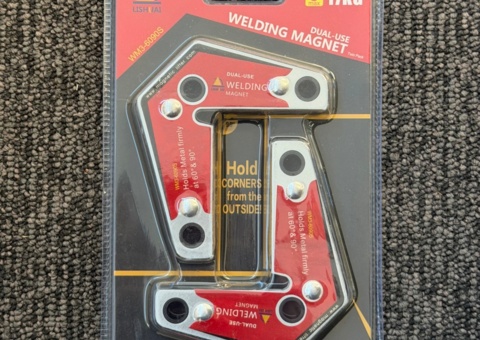 8 pcs Welding magnets WM3-6090S 17 kg pulling force - Angle magnet - Free shipping