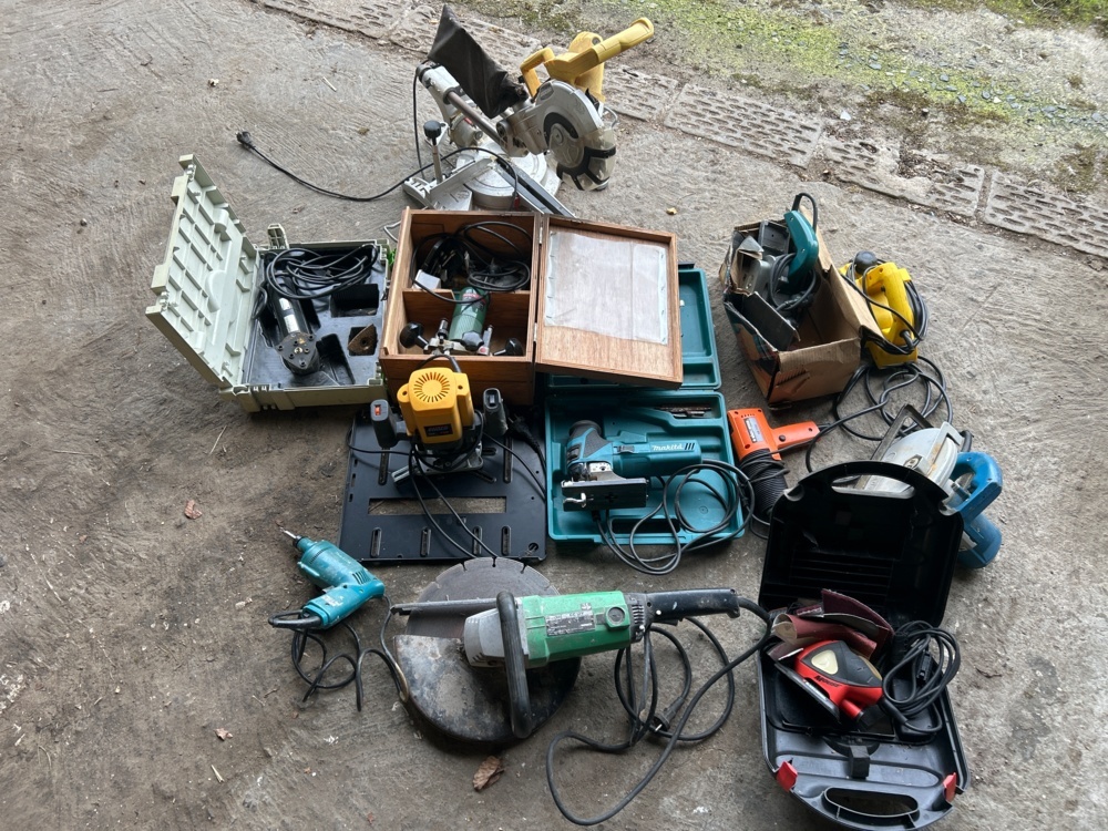 1497764-1 Collection of various tools - Makita, Festool, Hitachi, etc.