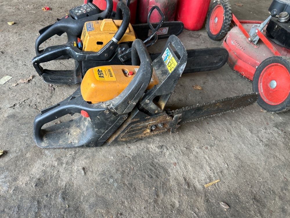 1497763-2 Collection of garden machinery and chainsaws - Klippo, Partner, etc.
