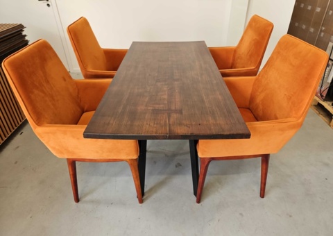 Collection of dining tables and chairs