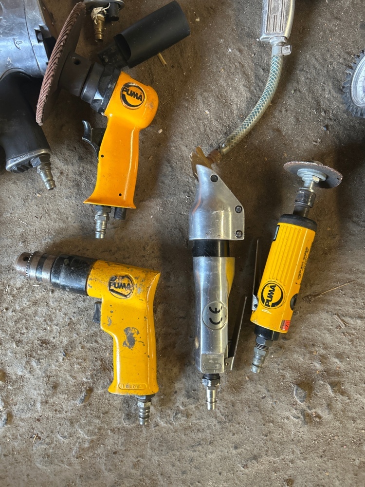 1497760-2 Compressed air tools 9 pcs - Puma, SP Air, etc.