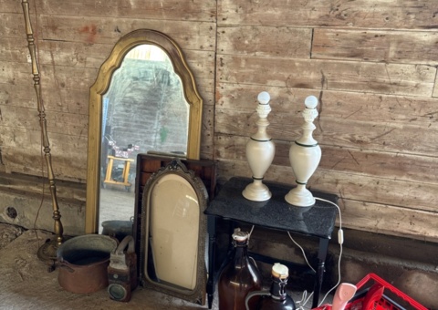Collection with various furnishings, lighting, etc.