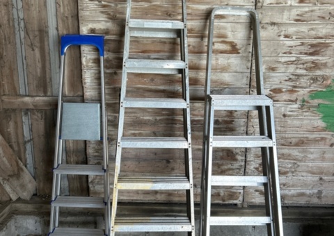 Stepladders 3 pcs