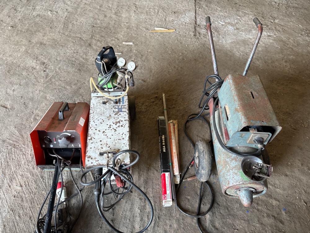 1497748-1 Welders 3 pcs - Hägglunds, 3E Electronic and Einhell