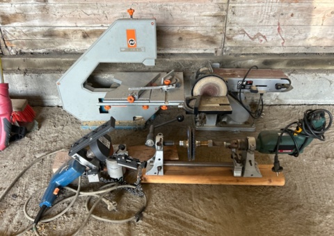 Workshop machines 4 pcs - Black & Decker, Best Tools, Bosch and AEG