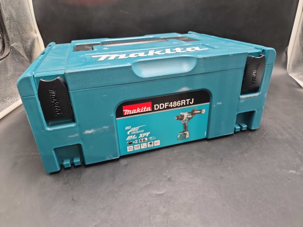 1591568-2 Borrskruvdragare, 1 st - Makita DDF486RTJ, 18 V, 2 x 5,0 Ah