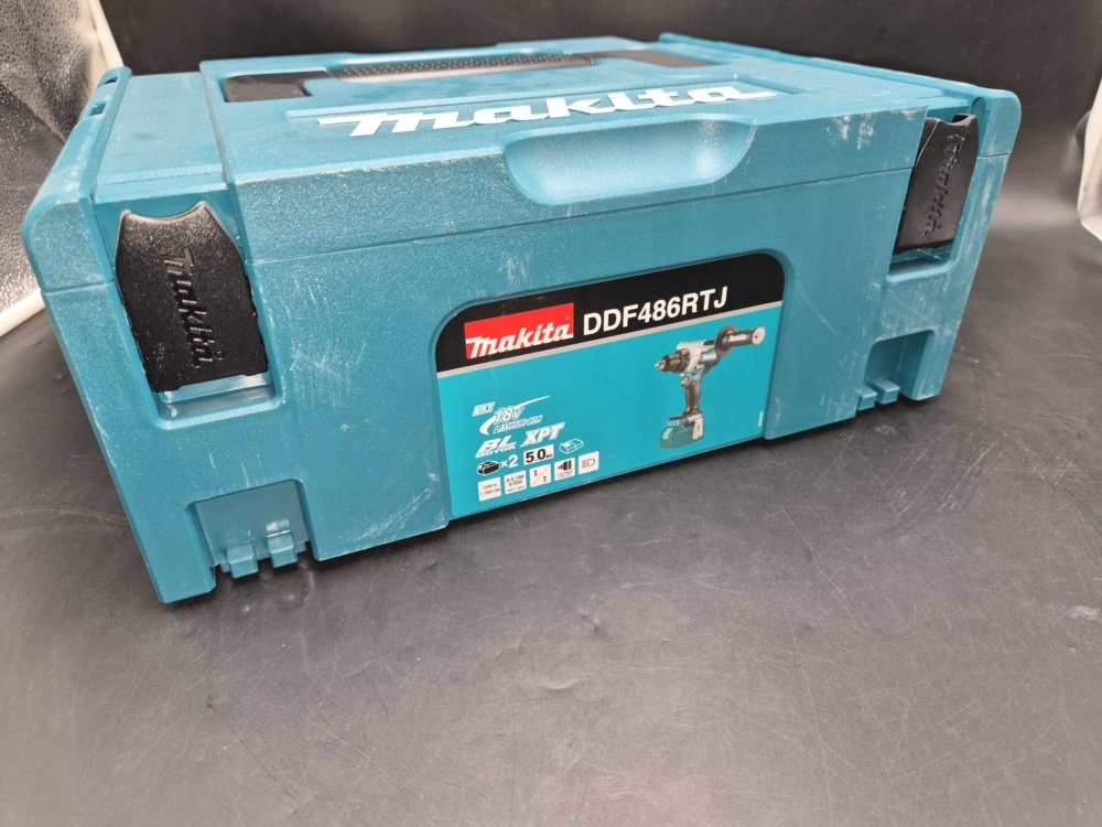 1591569-2 Borrskruvdragare, 1 st - Makita DDF486RTJ, 18 V, 2 x 5,0 Ah
