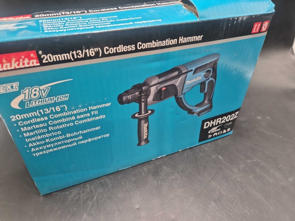 1591601-2 Kombihammare, 1 st - Makita DHR202Z, 18 V, SDS-Plus