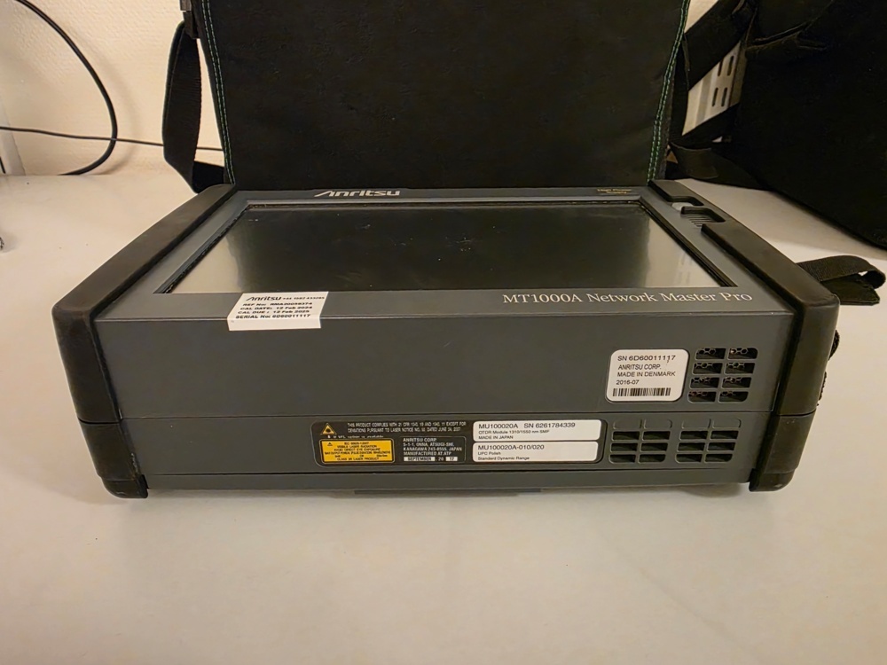 1373620-1 Nätverkstestare med OTDR-modul och tillbehör - Anritsu MT1000A Network Master Pro