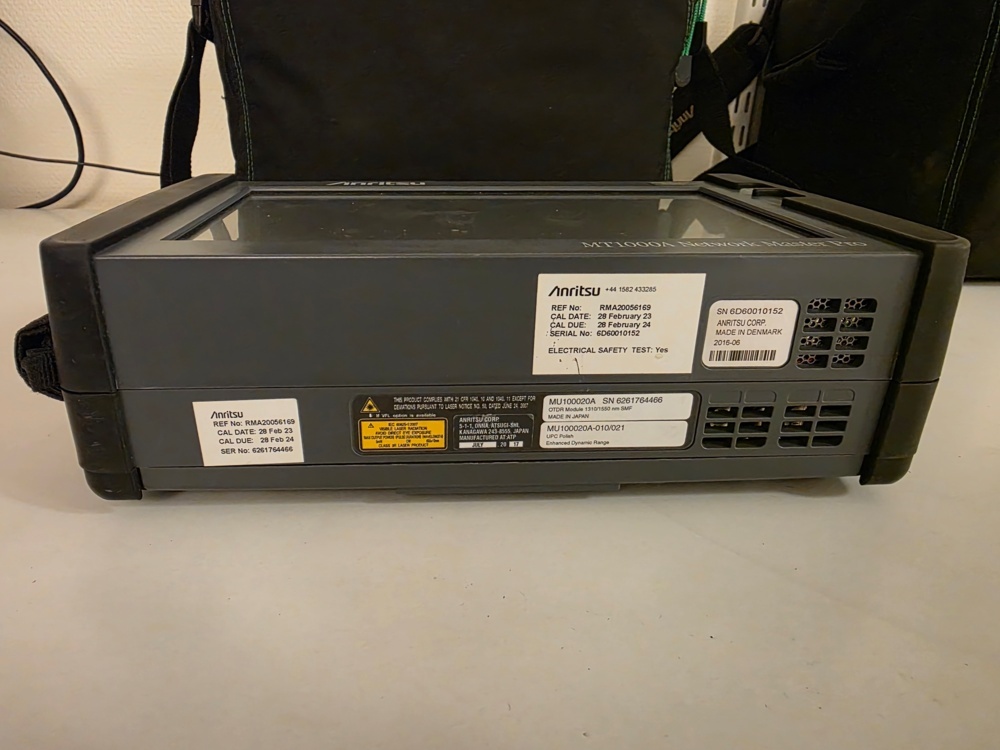 1373621-1 Nätverkstestare med OTDR-modul och tillbehör - Anritsu MT1000A Network Master Pro