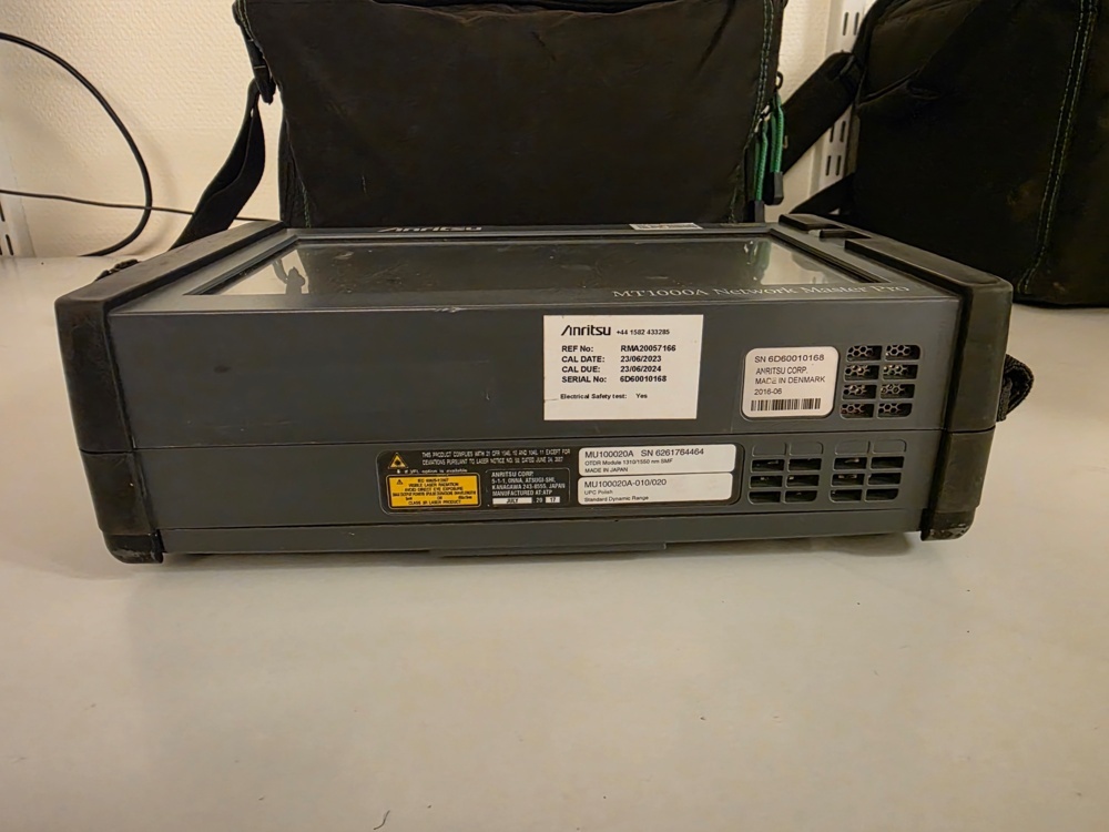1373622-1 Nätverkstestare med OTDR-modul och tillbehör - Anritsu MT1000A Network Master Pro