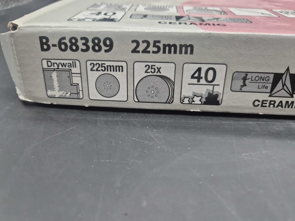 1591616-2 Sliprondeller, parti - Makita, 225 mm, korn 40