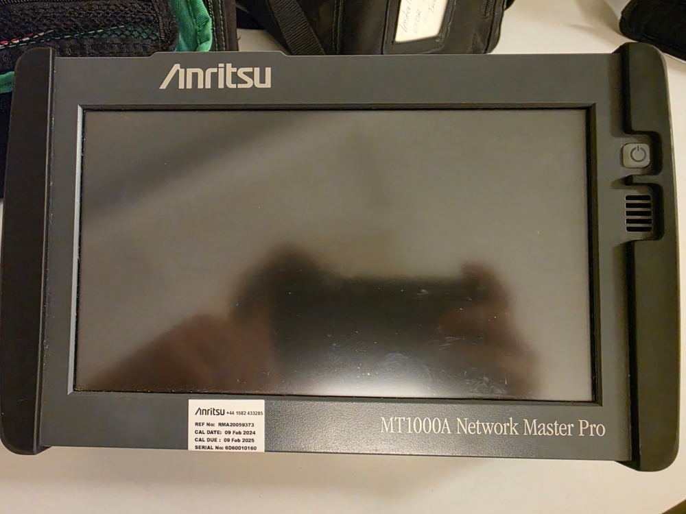 1373623-1 Nätverkstestare med OTDR-modul och tillbehör - Anritsu MT1000A Network Master Pro