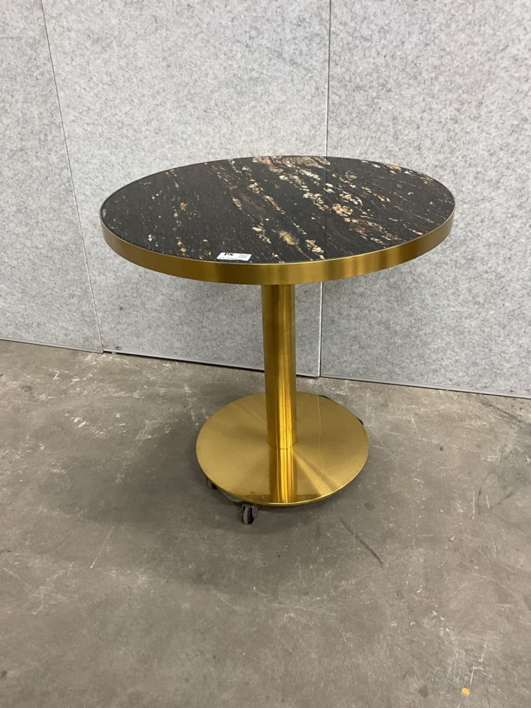 1474003-1 Round table with marble top