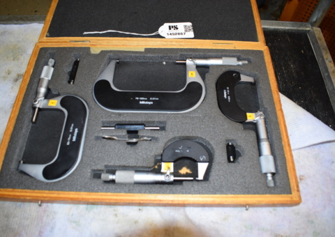 Micrometers 4 pcs Mitutoyo