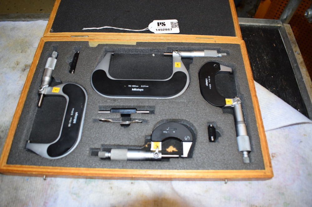 1452867-1 Micrometers 4 pcs Mitutoyo