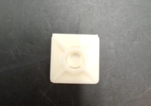 Cable tie mounts, 1 302 pcs - white