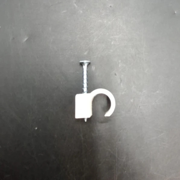 1590415-1 Screw clips, 200 pcs - white