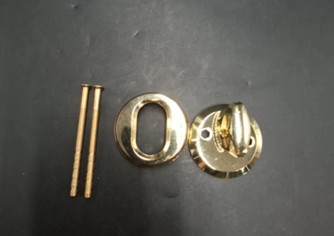 Cylinder thumbturn sets, 3 pcs - matt brass, universal