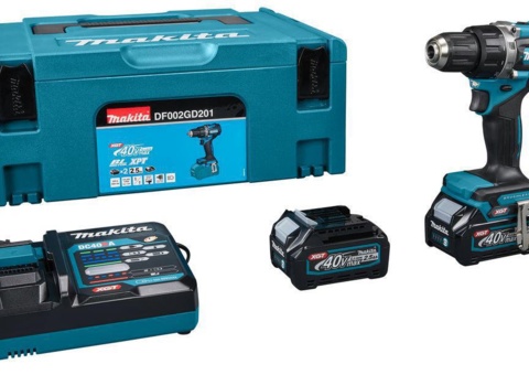 Borrskruvdragare, 1 st - Makita DF002GD201, 40 V max, 2 x 2,5 Ah